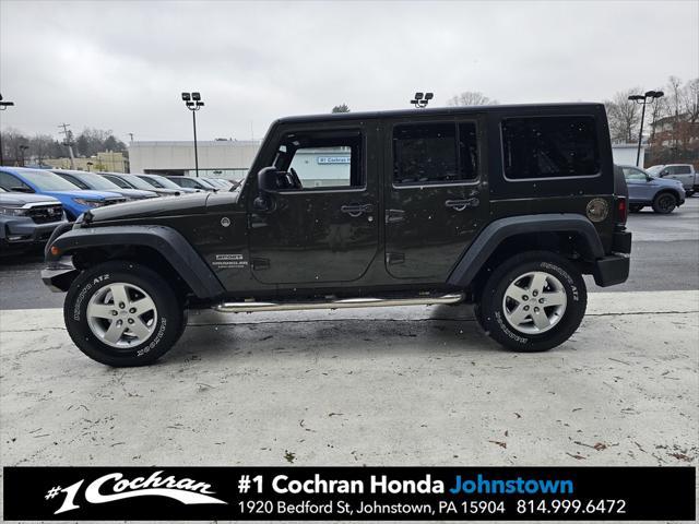 used 2015 Jeep Wrangler Unlimited car, priced at $15,525