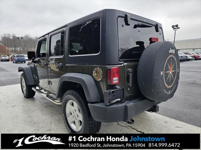 used 2015 Jeep Wrangler Unlimited car, priced at $15,525