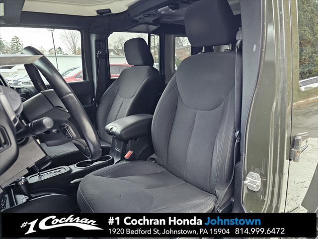 used 2015 Jeep Wrangler Unlimited car, priced at $15,525