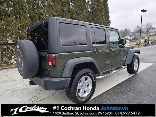 used 2015 Jeep Wrangler Unlimited car, priced at $15,525