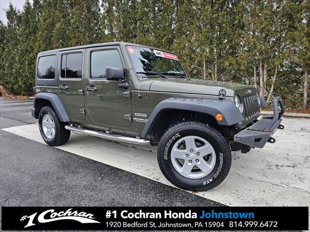 used 2015 Jeep Wrangler Unlimited car, priced at $15,958