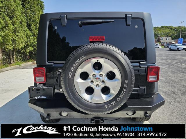 used 2015 Jeep Wrangler Unlimited car, priced at $21,455