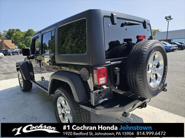 used 2015 Jeep Wrangler Unlimited car, priced at $21,455