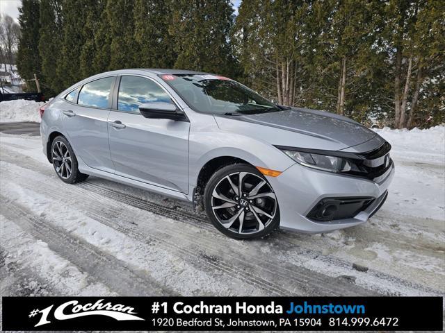 used 2019 Honda Civic car, priced at $17,525