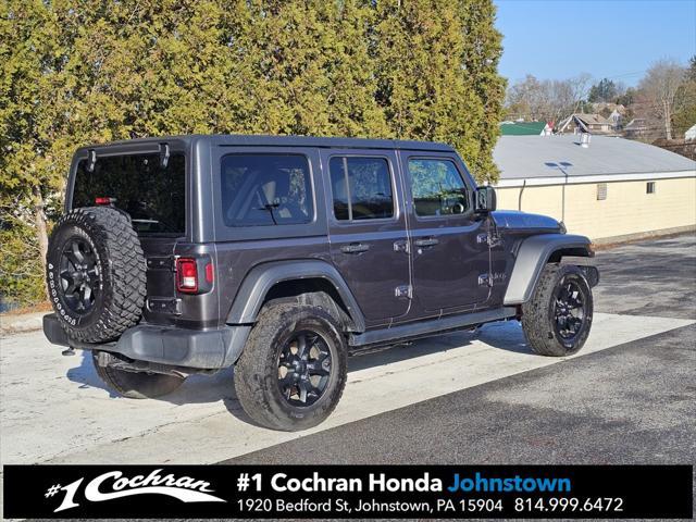 used 2021 Jeep Wrangler Unlimited car, priced at $29,725