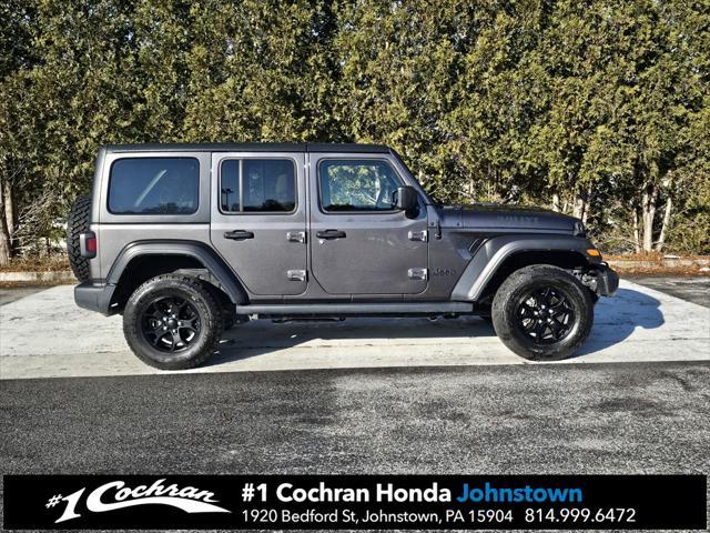 used 2021 Jeep Wrangler Unlimited car, priced at $29,725