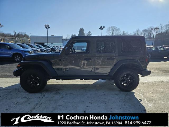 used 2021 Jeep Wrangler Unlimited car, priced at $29,725