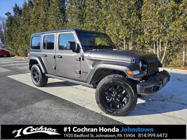 used 2021 Jeep Wrangler Unlimited car, priced at $30,322