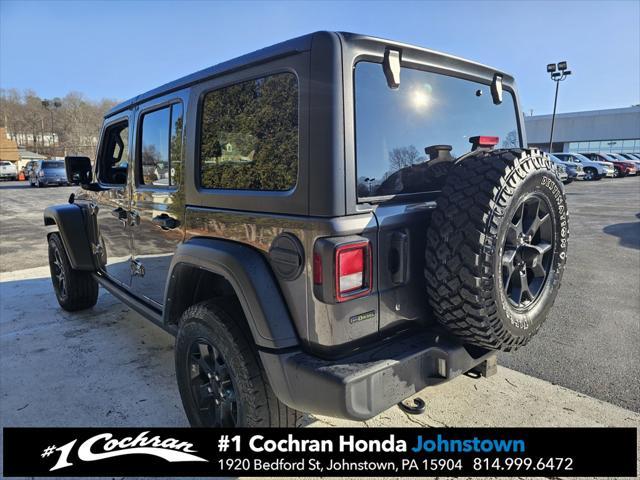 used 2021 Jeep Wrangler Unlimited car, priced at $29,725