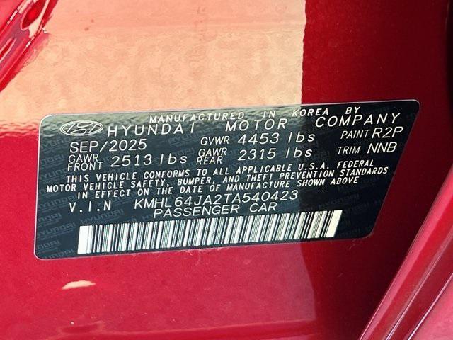 new 2026 Hyundai Sonata car, priced at $31,160