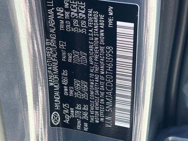new 2026 Hyundai Tucson car, priced at $33,255