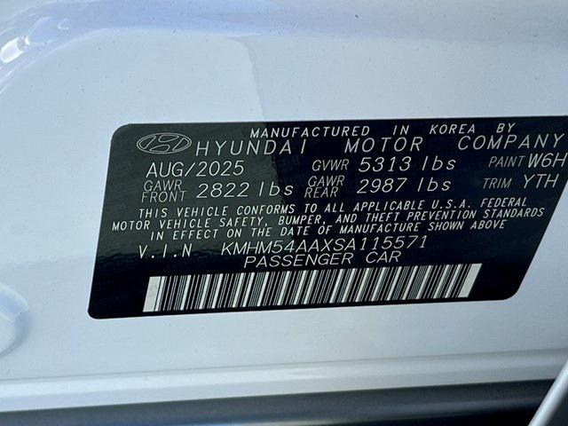 new 2025 Hyundai IONIQ 6 car, priced at $53,060