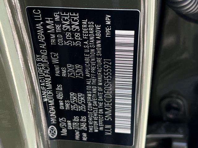 new 2025 Hyundai Tucson car, priced at $42,760