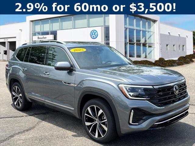 new 2025 Volkswagen Atlas car, priced at $50,253