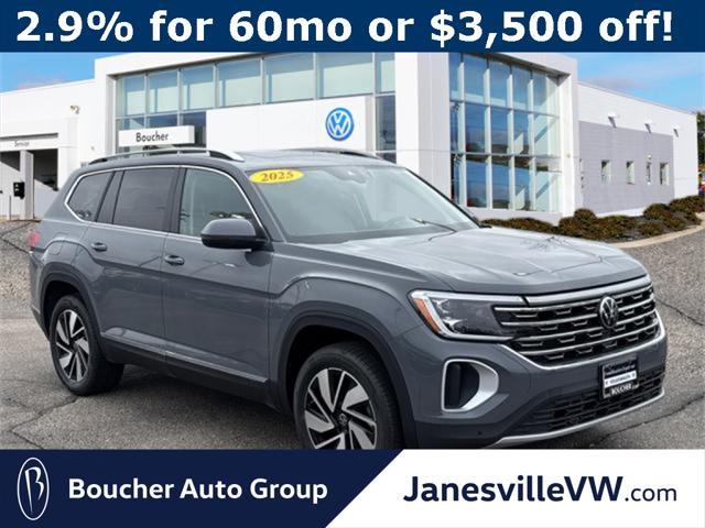 new 2025 Volkswagen Atlas car, priced at $46,009