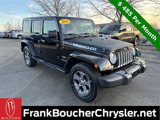 used 2018 Jeep Wrangler JK Unlimited car, priced at $26,852