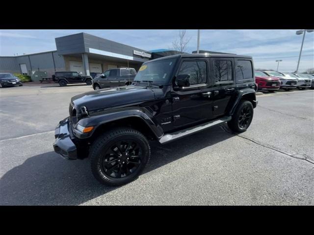 used 2021 Jeep Wrangler Unlimited car, priced at $30,255