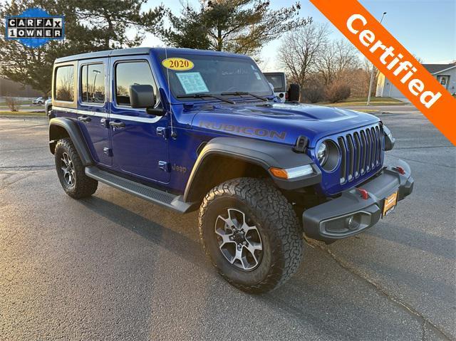 used 2020 Jeep Wrangler Unlimited car, priced at $37,417