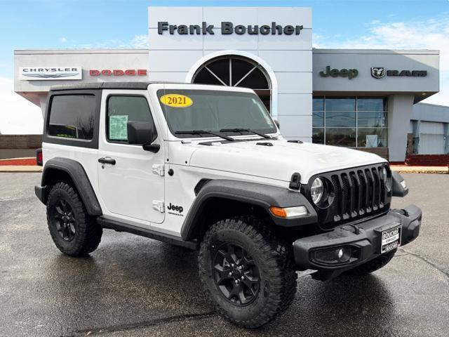 used 2021 Jeep Wrangler car, priced at $33,426