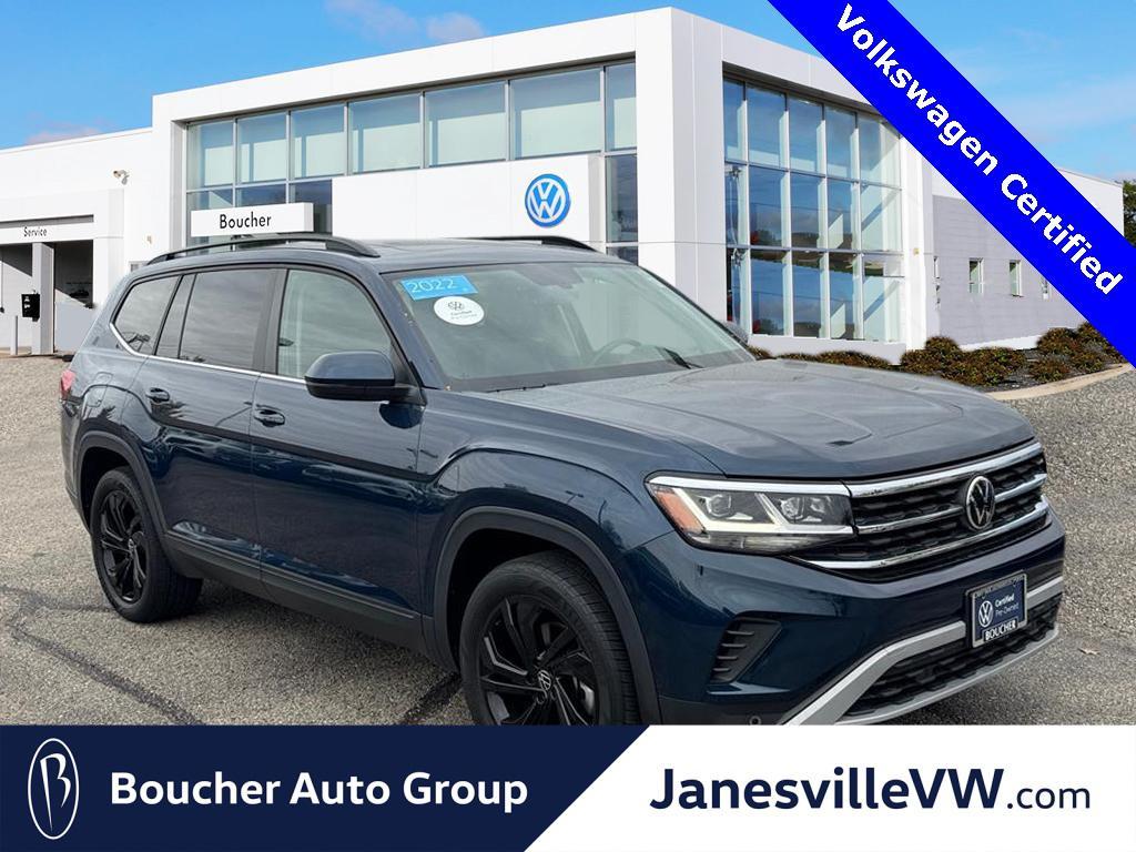 used 2022 Volkswagen Atlas car, priced at $31,091