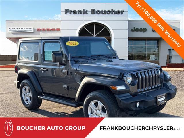 used 2022 Jeep Wrangler car, priced at $32,000