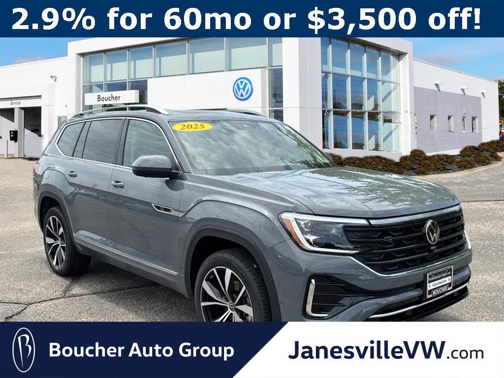 new 2025 Volkswagen Atlas car, priced at $49,999