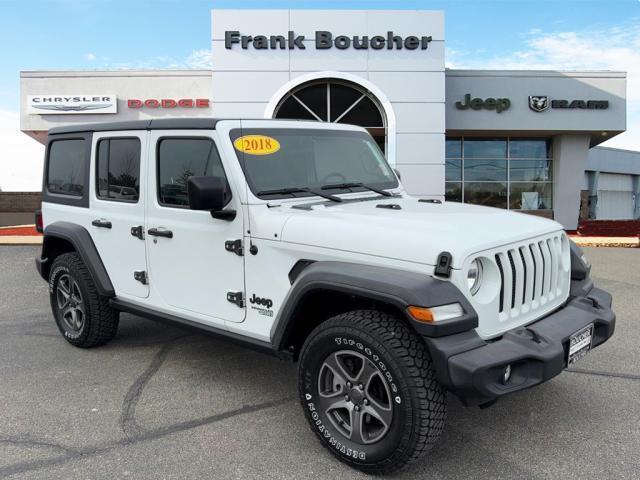 used 2018 Jeep Wrangler Unlimited car, priced at $24,978