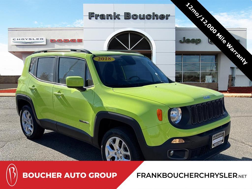 used 2018 Jeep Renegade car, priced at $14,825