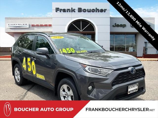 used 2020 Toyota RAV4 Hybrid car, priced at $27,864