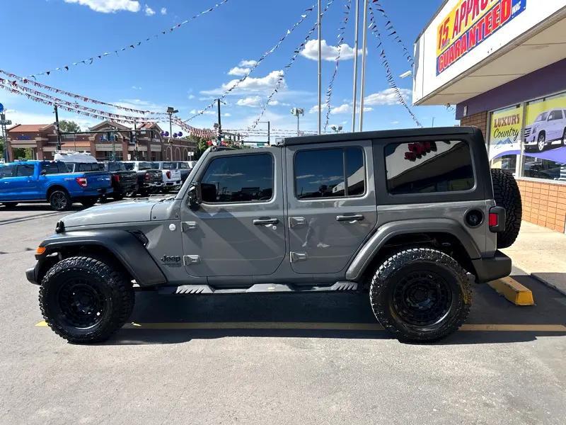 used 2018 Jeep Wrangler Unlimited car, priced at $22,750