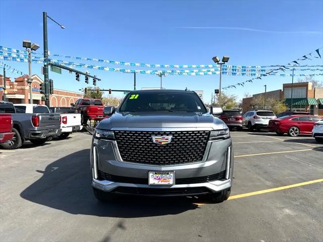 used 2021 Cadillac Escalade car, priced at $62,490