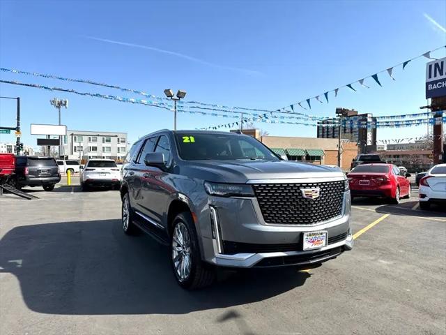 used 2021 Cadillac Escalade car, priced at $62,490