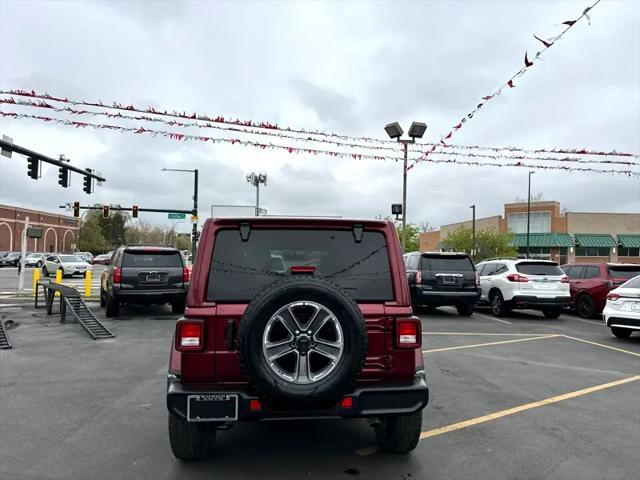 used 2022 Jeep Wrangler Unlimited car, priced at $38,900