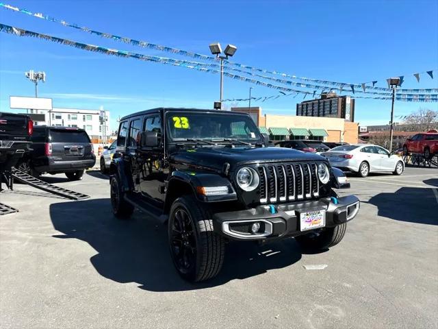 used 2023 Jeep Wrangler 4xe car, priced at $34,900