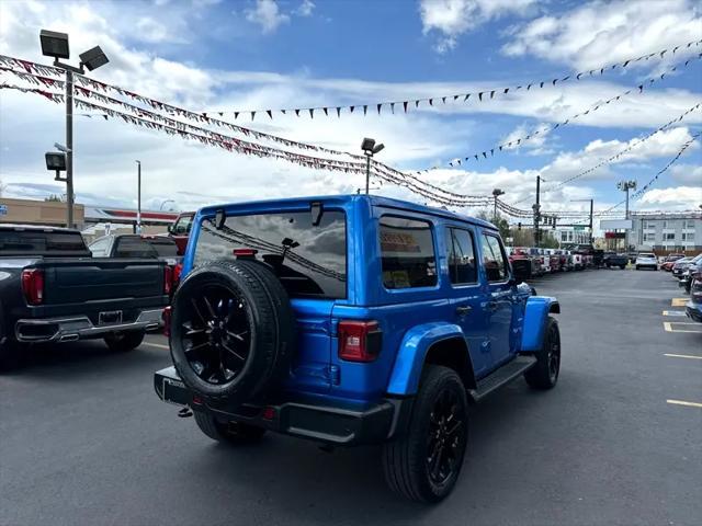 used 2021 Jeep Wrangler Unlimited 4xe car, priced at $32,900