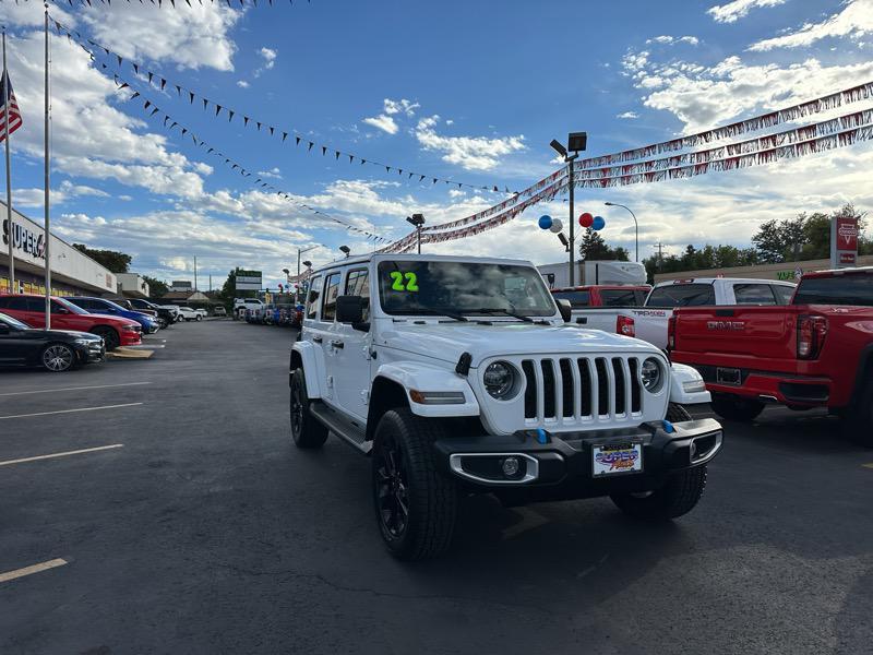used 2022 Jeep Wrangler Unlimited 4xe car, priced at $34,900