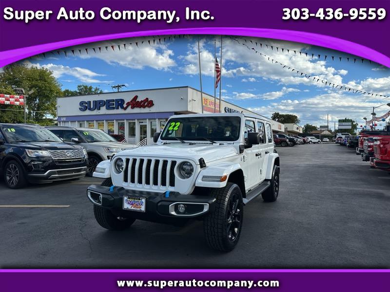 used 2022 Jeep Wrangler Unlimited 4xe car, priced at $34,900