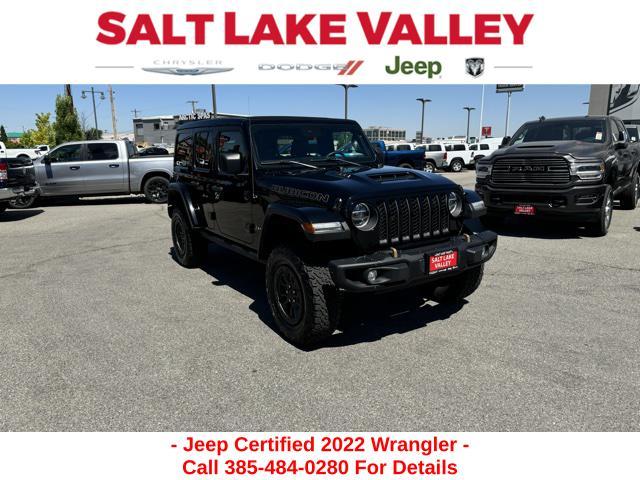 used 2022 Jeep Wrangler Unlimited car, priced at $75,859