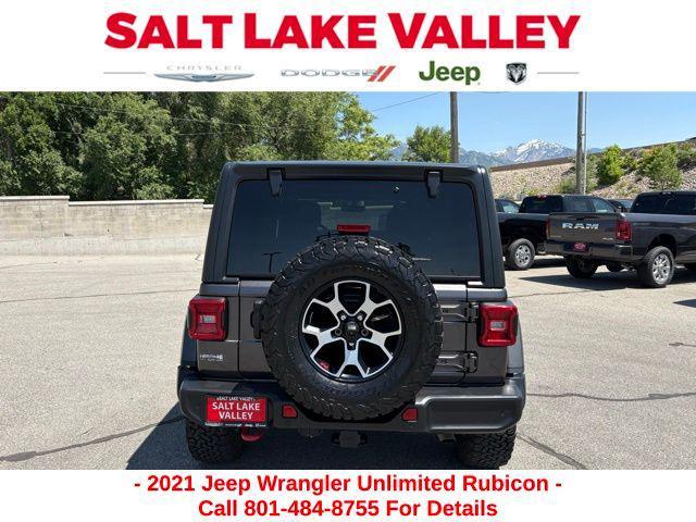 used 2021 Jeep Wrangler Unlimited car, priced at $37,397
