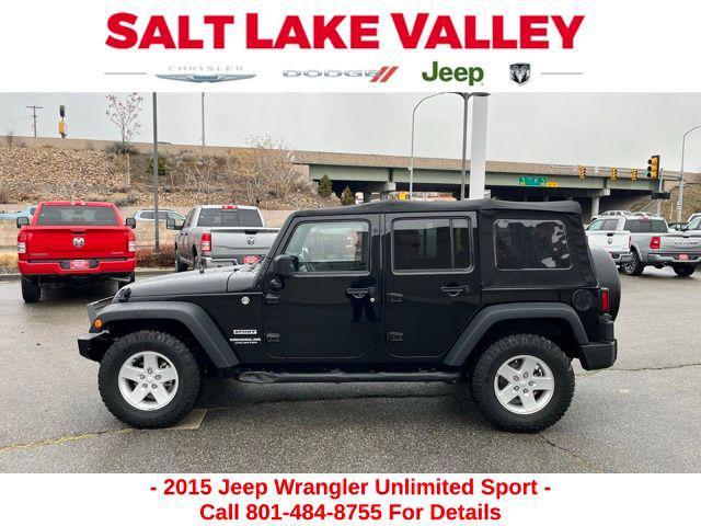 used 2015 Jeep Wrangler Unlimited car, priced at $20,999