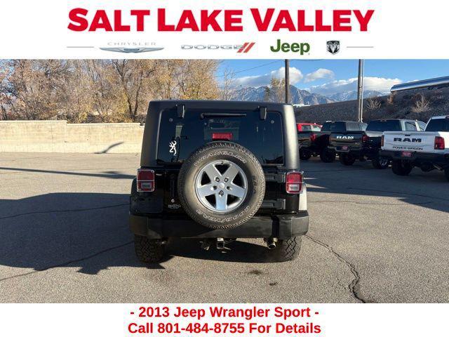 used 2013 Jeep Wrangler car, priced at $16,897