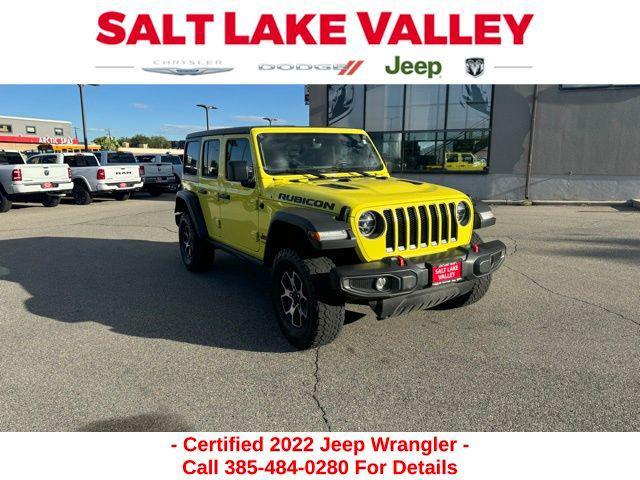 used 2022 Jeep Wrangler Unlimited car, priced at $33,233