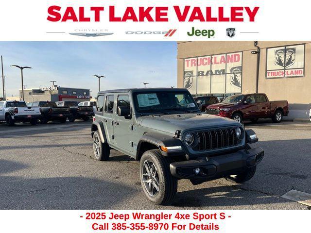 new 2025 Jeep Wrangler 4xe car, priced at $44,474