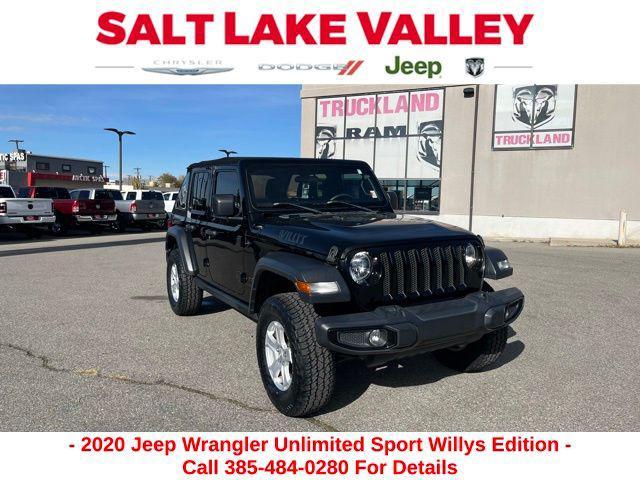 used 2020 Jeep Wrangler Unlimited car, priced at $24,999