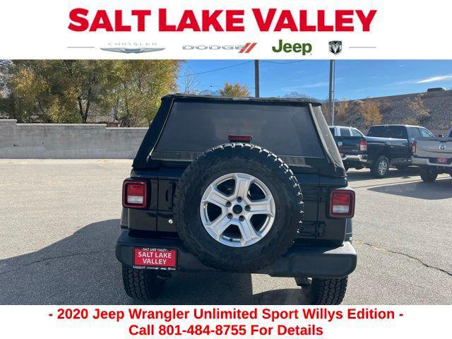 used 2020 Jeep Wrangler Unlimited car, priced at $24,999