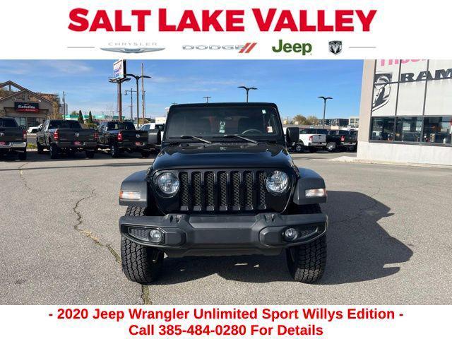 used 2020 Jeep Wrangler Unlimited car, priced at $24,999