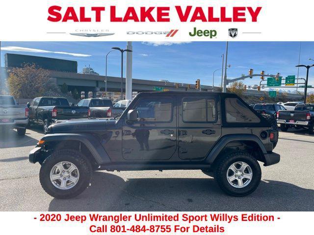 used 2020 Jeep Wrangler Unlimited car, priced at $24,999