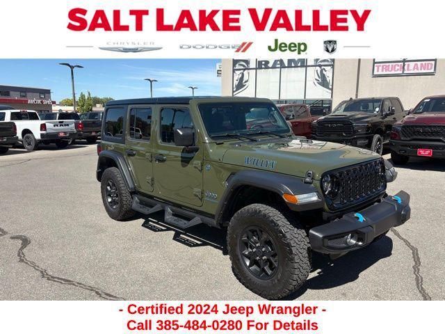 used 2024 Jeep Wrangler 4xe car, priced at $35,893