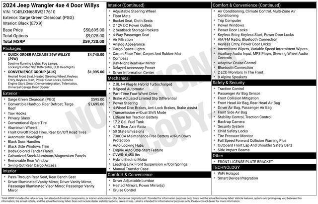 used 2024 Jeep Wrangler 4xe car, priced at $35,893