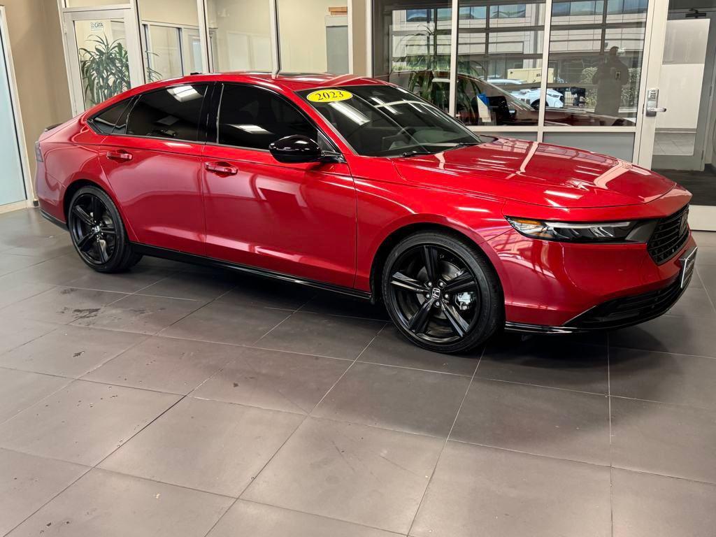 used 2023 Honda Accord Hybrid car, priced at $28,500